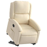 Fauteuil inclinable Crème Tissu