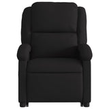 Fauteuil inclinable de massage électrique Noir Tissu