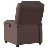 Fauteuil inclinable électrique Marron Similicuir