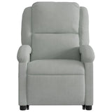 Fauteuil inclinable Gris clair Velours