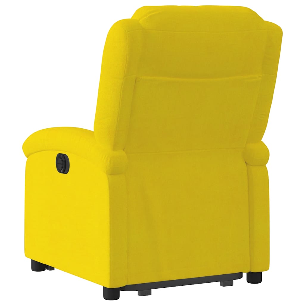 Fauteuil inclinable Jaune Velours