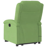 Fauteuil de massage inclinable Vert clair Velours