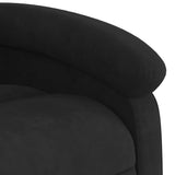 Fauteuil de massage inclinable Noir Velours