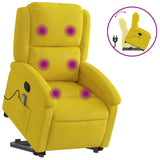 Fauteuil de massage inclinable Jaune Velours