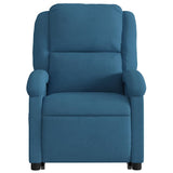 Fauteuil de massage inclinable Bleu Velours