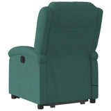 Fauteuil inclinable de massage électrique vert foncé velours