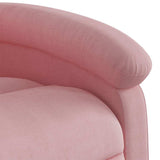 Fauteuil inclinable de massage électrique rose velours