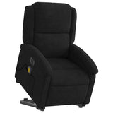 Fauteuil inclinable de massage électrique noir velours