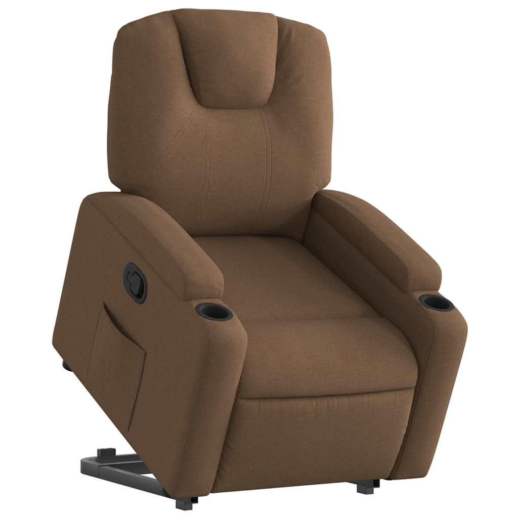 Fauteuil inclinable Marron Tissu