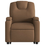 Fauteuil de massage inclinable Marron Tissu