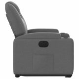 Fauteuil inclinable électrique gris foncé tissu