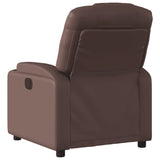 Fauteuil inclinable électrique Marron Similicuir