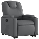 Fauteuil inclinable Gris Similicuir