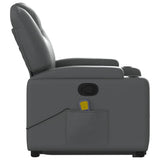 Fauteuil inclinable de massage Gris Similicuir