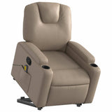 Fauteuil inclinable de massage Cappuccino Similicuir