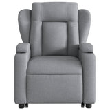 Fauteuil inclinable Gris clair Tissu