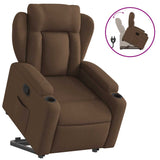 Fauteuil inclinable Marron Tissu