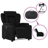Fauteuil inclinable électrique Noir Similicuir