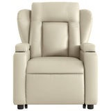 Fauteuil inclinable Crème Similicuir