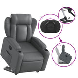 Fauteuil inclinable Gris Similicuir