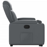 Fauteuil inclinable Gris Similicuir