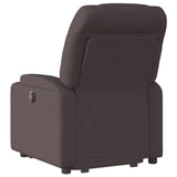 Fauteuil inclinable marron foncé tissu