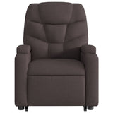 Fauteuil inclinable marron foncé tissu