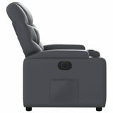 Fauteuil inclinable électrique Gris Similicuir