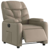Fauteuil inclinable électrique Cappuccino Similicuir
