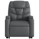 Fauteuil inclinable de massage Gris Similicuir