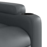 Fauteuil inclinable de massage Gris Similicuir
