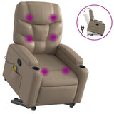 Fauteuil inclinable de massage Cappuccino Similicuir