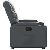 Fauteuil inclinable électrique gris similicuir