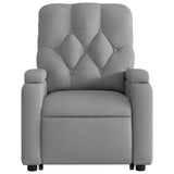 Fauteuil inclinable Gris clair Tissu