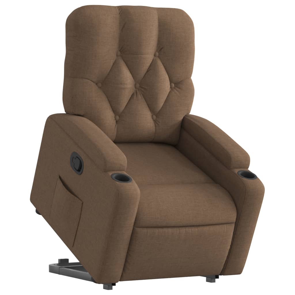 Fauteuil inclinable Marron Tissu