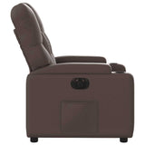 Fauteuil inclinable électrique Marron Similicuir