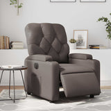 Fauteuil inclinable électrique Marron Similicuir