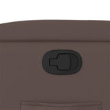 Fauteuil inclinable marron similicuir
