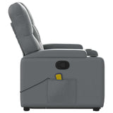 Fauteuil inclinable de massage Gris Similicuir