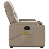 Fauteuil inclinable de massage Cappuccino Similicuir