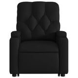 Fauteuil inclinable de massage électrique noir similicuir