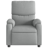 Fauteuil inclinable électrique Gris clair Tissu