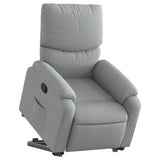 Fauteuil inclinable Gris clair Tissu
