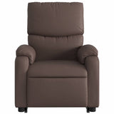 Fauteuil inclinable marron similicuir