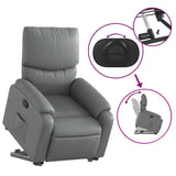 Fauteuil inclinable Gris Similicuir