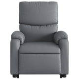 Fauteuil inclinable Gris Similicuir