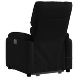 Fauteuil inclinable de massage électrique noir similicuir