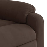 Fauteuil inclinable marron tissu microfibre