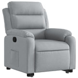 Fauteuil inclinable Gris clair Tissu
