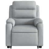 Fauteuil inclinable Gris clair Tissu